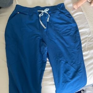 high waisted jogger scrub pants